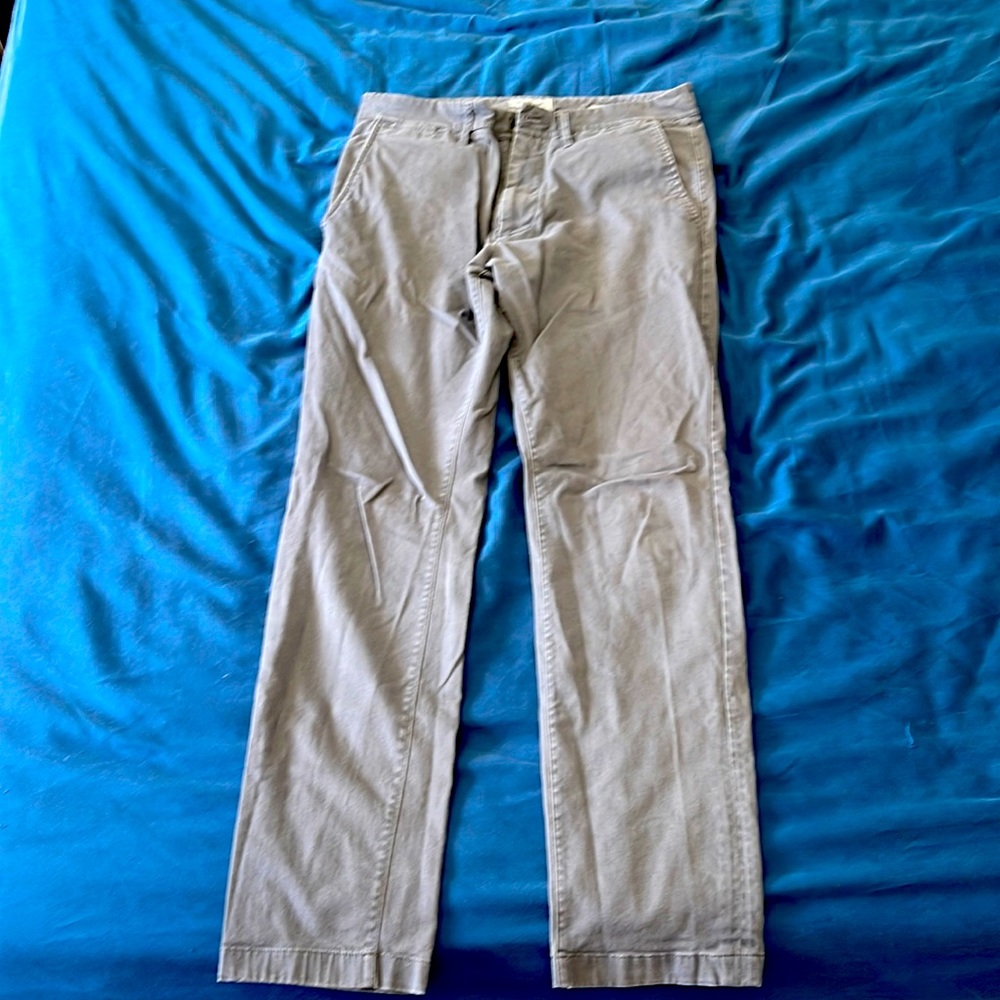 Goodfellow & Co Slim Fit Gray Chino Pants - 32x32